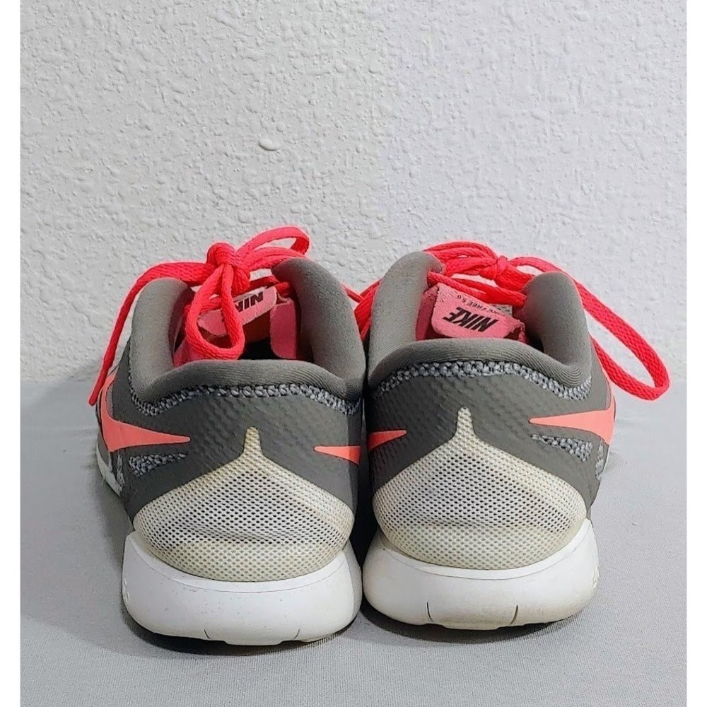 Nike Free 5.0 Womens Size 10 Gray Pink Running Shoes 642199-200 - Picture 8 of 11